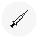 Circular injection icon