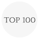 Top 100 status circle icon